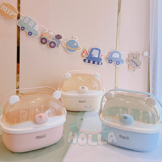 Khay úp khay đựng bình sữa Holla đồ dùng không thể thiếu cho mẹ và bé [BabyUS]