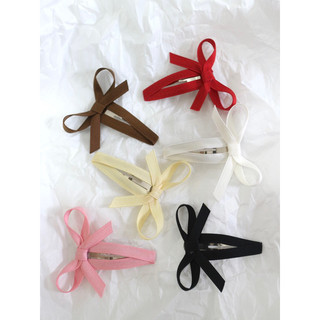 Dear.Nini - [Mua 3 tặng 1] Set kẹp lụa hình nơ trendy 21 màu.