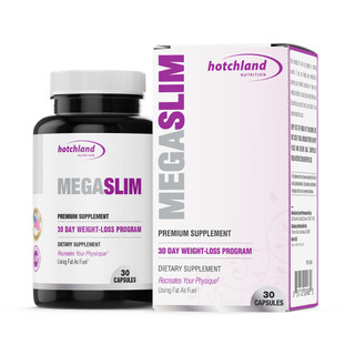 [DATE 07/2025] Viên uống Hotchland Nutrition MegaSlim hỗ trợ giảm cân, chuyển hóa năng lượng, chống béo phì hộp 30 viên.