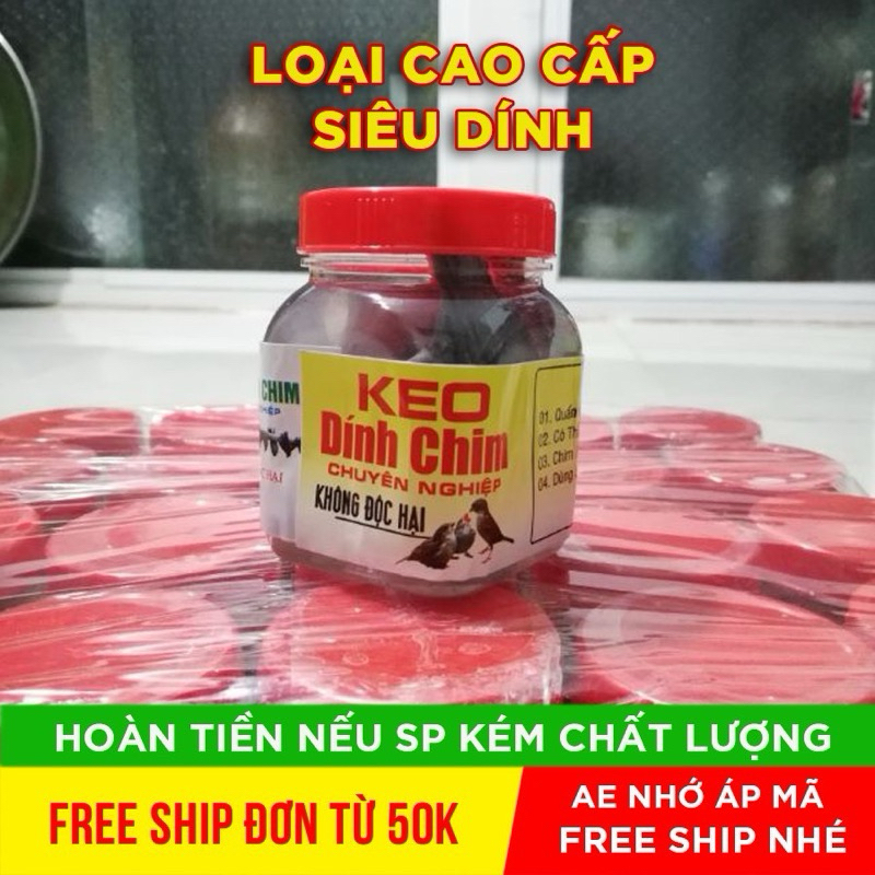 Keo Bẫy Chim, Keo Dính Chim Chuyên Chim Sẻ, Chào Mào, Cu Gáy, Không Độc Hại, An Toàn Môi Trường- Nhự
