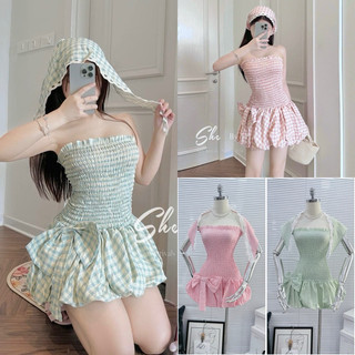 Đầm cúp công chúa đính nơ