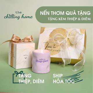 Nến thơm quà tặng the chilling home - set quà tặng bạn gái - quà tặng bạn trai - quà tặng thầy cô
