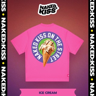 🔥🔥🔥🔥 áo thun nakedkiss icecream - regular fit - nakedkiss tshirt