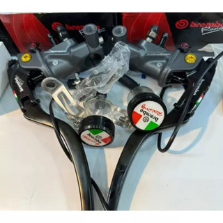 1 cặp tay phanh bình dầu rời brcmbo kèm chân gương lắp phanh đĩa xe điện