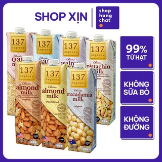 [HỘP 1 LÍT] Sữa Hạt 137 DEGREES Thái Lan 99% Từ Hạt, Không Sữa Bò, Không Đường, Không Chất Bảo Quản, Thơm Ngon Bổ Dưỡng