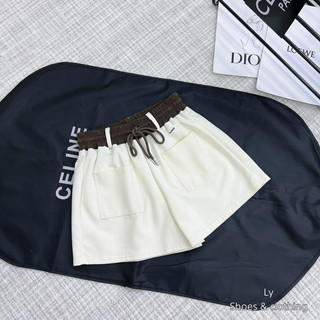 Quần Sooc Nỉ Phối Cạp Chun Dây