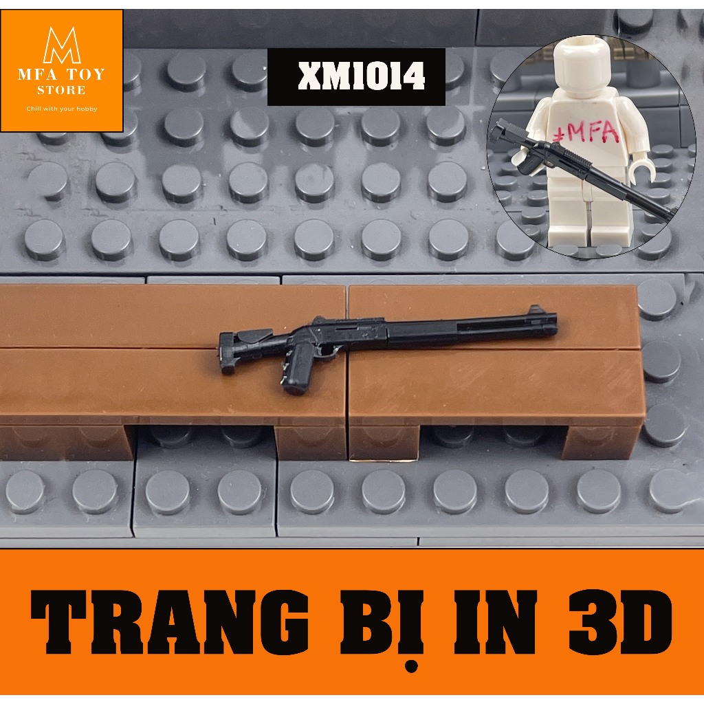Đồ chơi lắp ráp swat army, mô hình đồ chơi - Trang bị in 3D XM1014