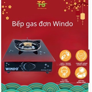 Bếp ga đơn mặt kính cường lực khung sơn tĩnh điện, bếp ga đơn thiết kế sang trọng công nghê Nhật Bản WD 01