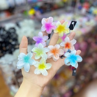 Kẹp tóc hoa sứ mini 4cm / kẹp tóc hình bông hoa - kẹp hoa sứ hot trend