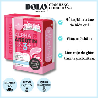  Xà phòng Alpha Arbutin Soap 3 Plus mới Weilaiya giúp trắng sáng làn da 80g Thái Lan 