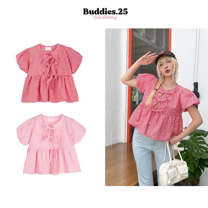 Áo Babydoll Tay Phồng Buddies.25