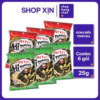 Snack rong biển taokaenoi tempura nhiều vị 25g