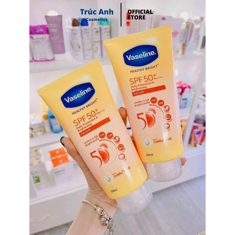 Dưỡng thể chống nắng Vaseline 50x Thái Lan 300ml