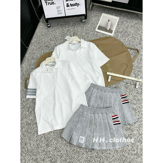 Set polo thom mix chân váy