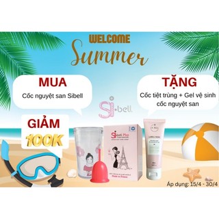 [Full quà]Cốc nguyệt san Sibell Plus Nhập Khẩu Pháp chính hãng