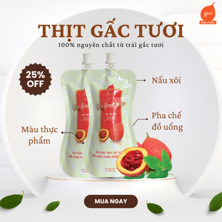 [CỰC TIỆN LỢI] Combo 2 Thịt Gấc tươi GAVI, Gấc Nấu Xôi, chế biến món ăn, sản phẩm từ màng gấc tươi.