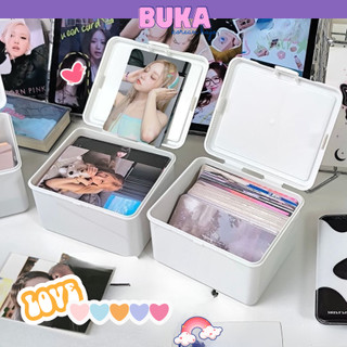 Hộp đựng card hộp đựng toploader Buka hộp mini đa năng chống bụi, chống oxy hóa đựng trang sức phụ kiện, đựng card