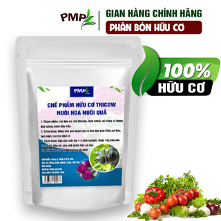 Phân Bón Hữu Cơ Tricow PMP Nuôi Hoa Nuôi Quả  Túi 1Kg
