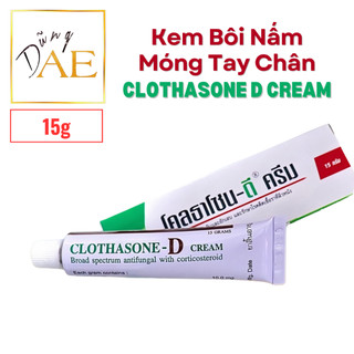 Kem bôi nấm móng tay chân clothasone d cream thái lan 15g