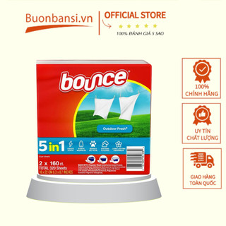 Giấy thơm quần áo bounce 5in1 320 tờ mỹ