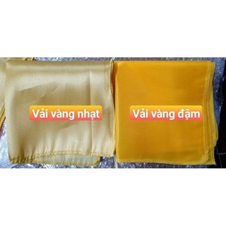 Vải vàng lót hộp yến
