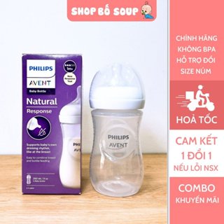 Bình sữa Avent Natural 125ml 260ml 330ml phiên bản mới Shop Bố Soup