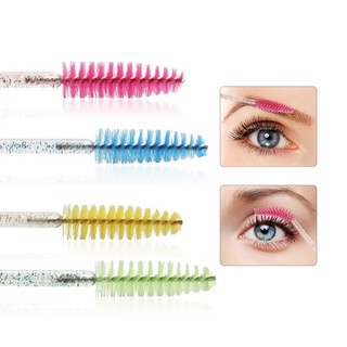 Chổi chải mi kim tuyến, dụng cụ chải mày chải mi chuyên dùng cho makeup chải sáp đánh mày 88805