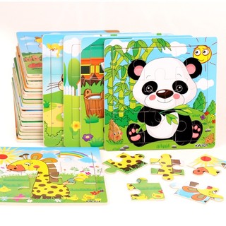 Combo 3 Tranh Ghép Gỗ Phương Tiện Giao Thông Và Động Vật Cho Bé Trai Bé Gái Phát Triển Tư Duy
