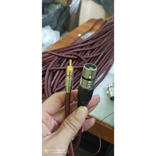 Dây canon cái ra hoa sen.  dây đồng 100% dài 80cm. chống nhiễu, chống đứt