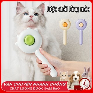 Lược chải lông chó PetX lược chải lông mèo có nút bấm cho thú cưng chải lông mèo lược chải lông chó lược chải lông mèo