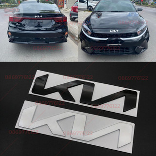 Logo kia dán trang trí đầu và đuôi xe ô tô mẫu mới chữ nổi kn