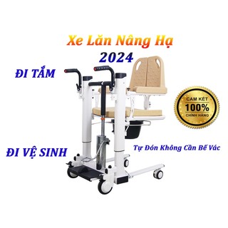 Xe,Ghế Nâng Hạ HUE LOI 5 In 1 Đưa Người Liệt Đi Tắm Và Vệ Sinh Tiện Lợi