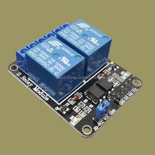 Module relay 5V 220V/10A 2 kênh điều khiển 5V
