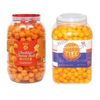 Snack Phô Mai Viên Size Jumbo Cheddar Cheese Ball No Brand ,  MM
