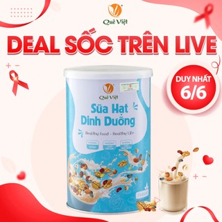 Sữa hạt dinh dưỡng Quê Việt - Lon 500G