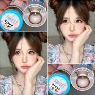 Đôi lens mắt [KÍNH ÁP TRÒNG] chính hãng dùng 1 năm không cộm mẫu đẹp