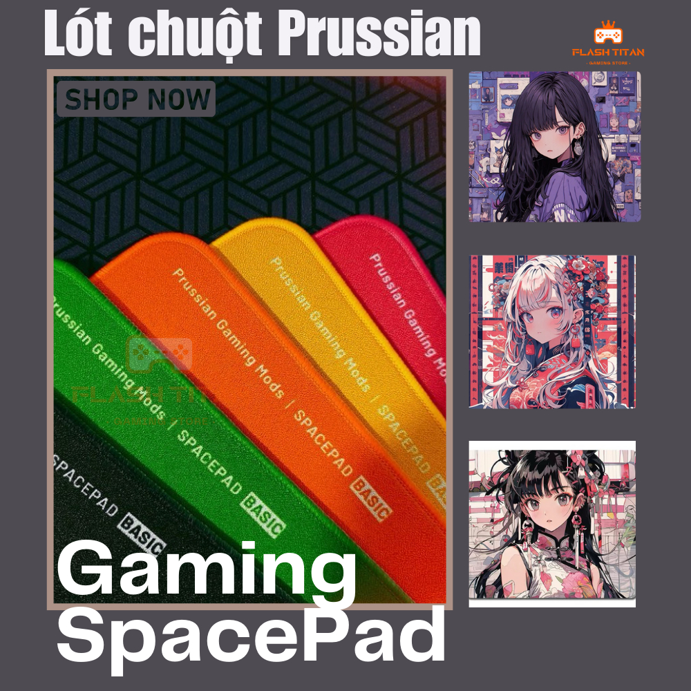 Lót chuột gaming SpacePad V2 Prussian - Pad chuột control fps cao cấp - Hỗ trợ chơi game,văn phòng | BigBuy360 - bigbuy360.vn
