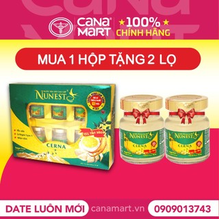 Hộp 6 lọ nước yến Nunest CERNA cho người tiểu đường (70ml)