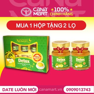 Hộp 6 lọ nước yến Nunest DETOX thanh lọc cơ thể (70ml)