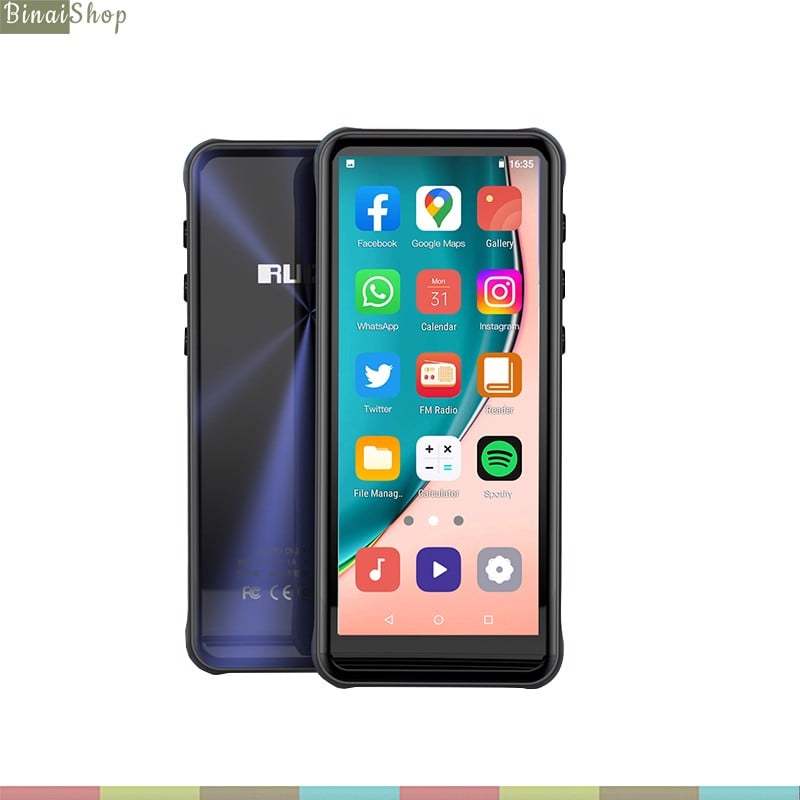 Ruizu Z80 - Máy Nghe Nhạc, Xem Phim MP4, Kết Nối Wifi, Bluetooth, Android 8.1, Màn Hình 4 Inch Full 