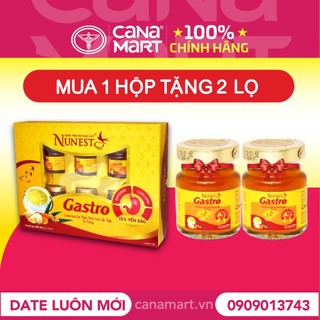 Hộp 6 lọ nước yến Nunest GASTRO cho người viêm dạ dày rối loạn tiêu hóa (70ml)