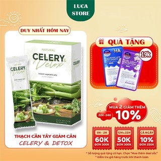 Thạch cần tây giảm cân natural celery detox nhật bản thanh lọc giảm cân giũ dáng đẹp da