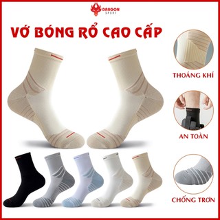 Tất Thể Thao Nam Nữ Vớ Bóng Rổ Chạy Bộ Chống Trơn Cổ Ngắn Lửng Cao Chính Hãng Giá Rẻ Gym Bóng Chuyền Tennis