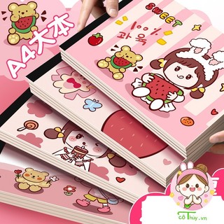Vở Vẽ A4 Học Sinh A4 30 tờ Nhiều Màu Sắc Phù Hợp Cho Các Bé Vẽ Tranh Tô Màu Sáp Bút Chì Màu