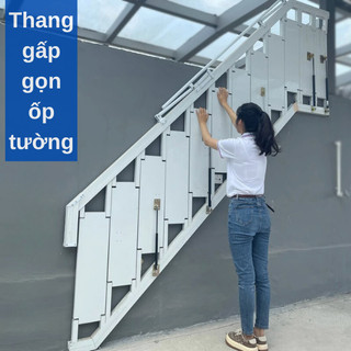 Thang gấp gọn ốp tường