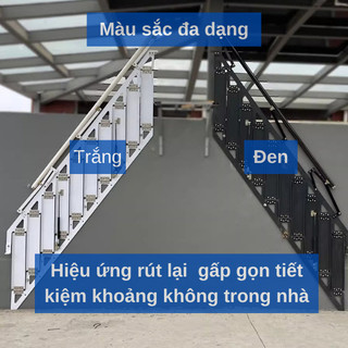 Thang gấp gọn ốp tường - Không chiếm không gian và dễ sử dụng