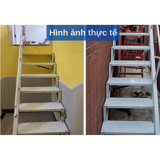 Thang gấp gọn ốp tường - Không chiếm không gian và dễ sử dụng