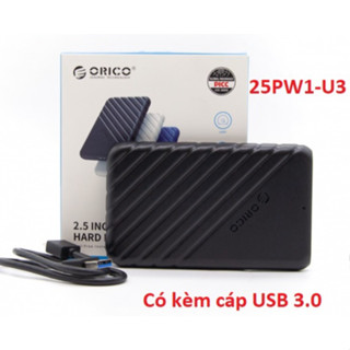 Hộp Đựng Ổ Cứng 2.5 inch USB 3.0 Orico 25PW1-U3 (HDD/SSD) - HDD Box Chính Hãng