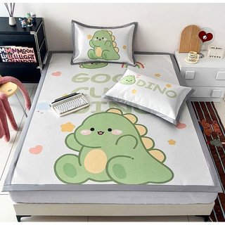 Chiếu điều hoà lụa băng lạnh Bodecor Mặt dưới thiết kế lớp lưới thoáng khí 5D chống trơn trượt, có dây đai 4 góc