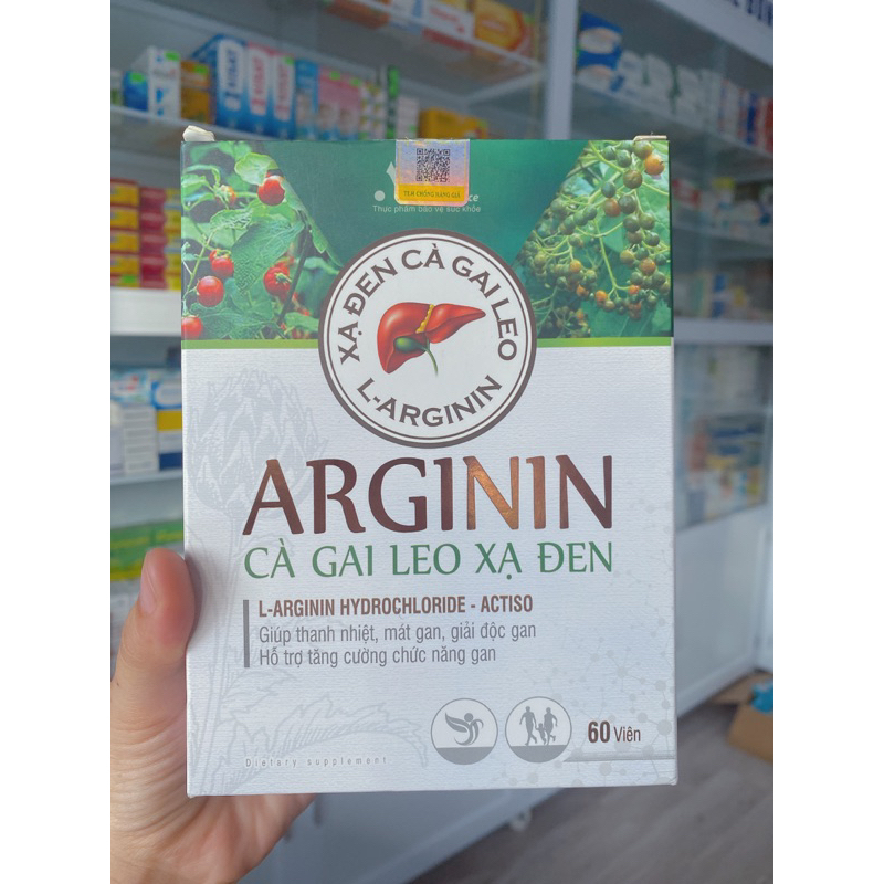 ARGININ CÀ GAI LEO XẠ ĐEN Bổ gan, thanh nhiệt, giảm mẩn ngứa